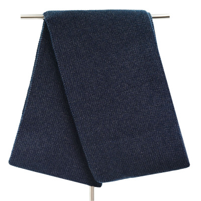 Komplet Męski CZAPKA KOMIN Zimowy Zestaw na Prezent GRANATOWY Pako Jeans - Pakojeans.pl