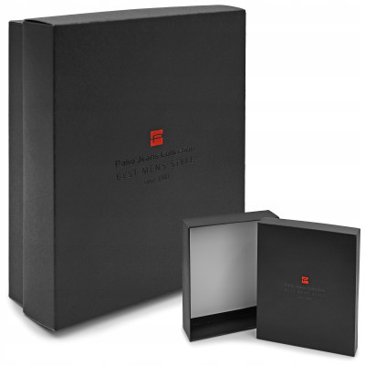 Komplet Męski CZAPKA KOMIN Zimowy Zestaw na Prezent SZARY Pako Jeans - Pakojeans.pl