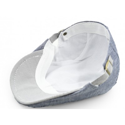Kaszkiet męski na lato Pako Jeans jasno szary 7060-3