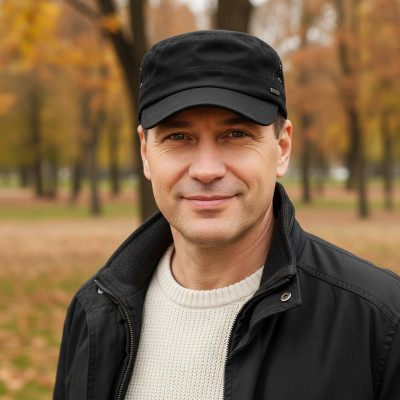 Czapka męska z daszkiem PATROLÓWKA 100% bawełna CZARNA - Pakojeans.pl