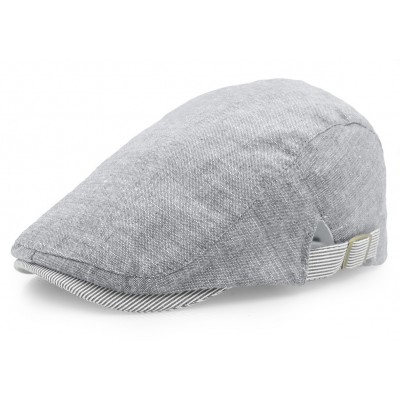 Kaszkiet męski na lato Pako Jeans jasno szary 7060-3