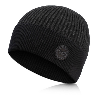 CZAPKA męska ZIMOWA na Mrozy Elastyczna z Wiskozą GRAFITOWA - Pakojeans.pl