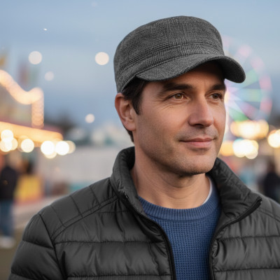 Czapka zimowa PATROLÓWKA męska Pako Jeans 119-5 ocieplana z chowanymi nausznikami - Pako Jeans