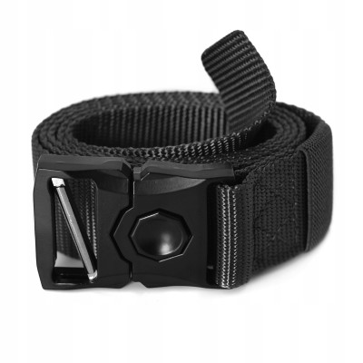 PASEK Męski do Spodni Parciany na Prezent dla Faceta CZARNY w Pudełku - Pakojeans.pl