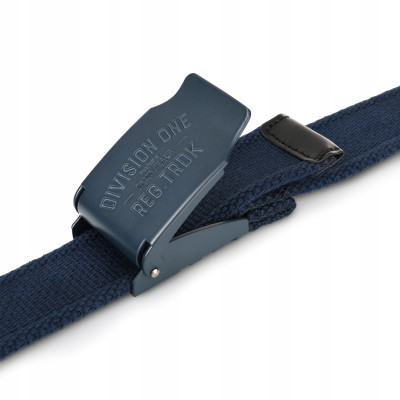 PASEK Męski do Spodni Parciany na Prezent dla Faceta GRANATOWY w Pudełku - Pakojeans.pl