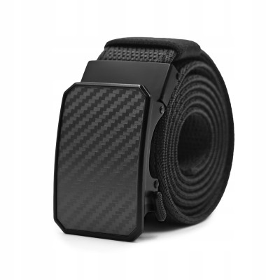 PASEK Męski do Spodni Parciany na Prezent dla Faceta CZARNY w Pudełku - Pakojeans.pl