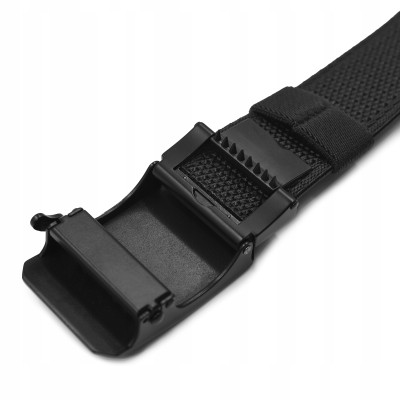 PASEK Męski do Spodni Parciany na Prezent dla Faceta CZARNY w Pudełku - Pakojeans.pl