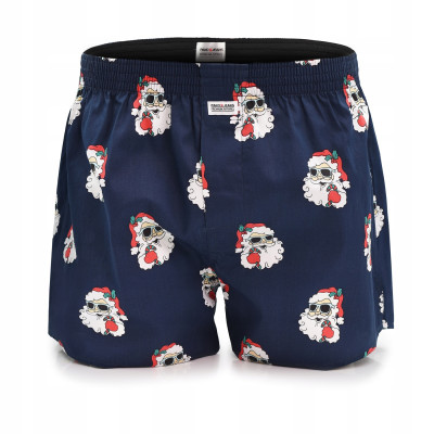 Bokserki Luźne Męskie z Rozcięciem Piżama Prezent dla Niego na Święta Pako Jeans - Pakojeans.pl