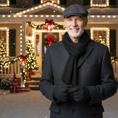 Komplet Męski KASZKIET SZALIK RĘKAWICZKI Zestaw na Prezent Pako Jeans - Pakojeans.pl