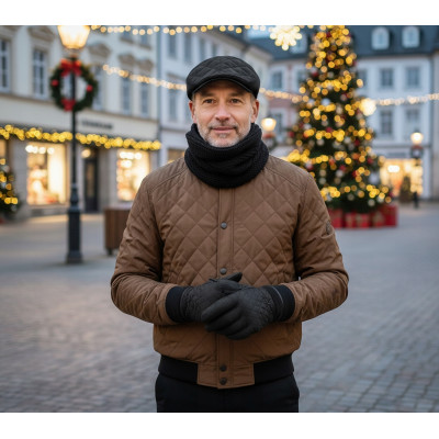 Komplet Męski KASZKIET KOMIN RĘKAWICZKI Zestaw na Prezent Pako Jeans - Pakojeans.pl