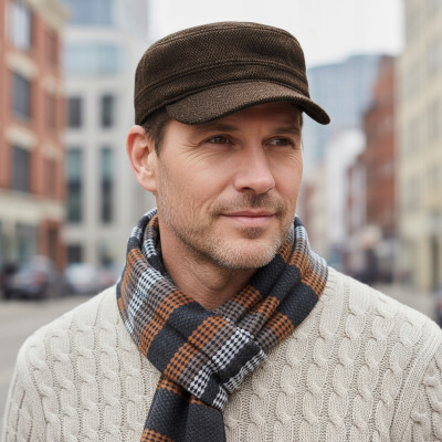 Patrolówka Męska i Szalik Pako Jeans Elegancki Komplet Dla Niego - Pakojeans.pl