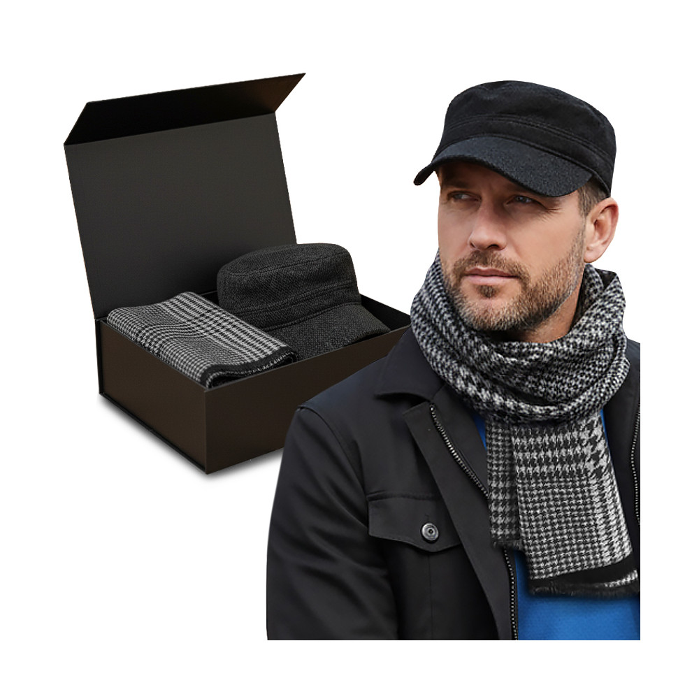 Komplet Męski PATROLÓWKA SZALIK Zestaw na Prezent w Pudełku Pako Jeans - Pakojeans.pl