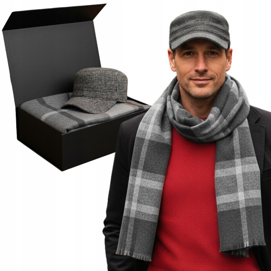 Komplet Męski PATROLÓWKA SZALIK Zestaw na Prezent w Pudełku Pako Jeans - Pakojeans.pl