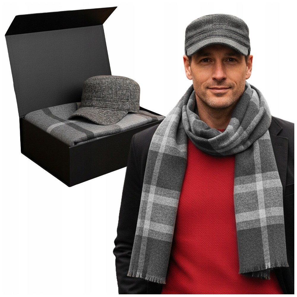 Komplet Męski PATROLÓWKA SZALIK Zestaw na Prezent w Pudełku Pako Jeans - Pakojeans.pl