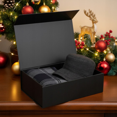 Komplet Męski PATROLÓWKA SZALIK Zestaw na Prezent w Pudełku Pako Jeans - Pakojeans.pl