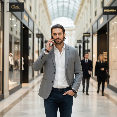 Bransoletka Męska Skórzana Pleciona Czarna M.9 w Pudełku na Prezent Pako Jeans - Pakojeans.pl