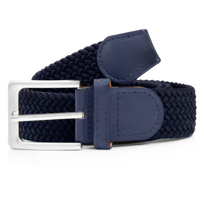 PASEK Pleciony MĘSKI do Spodni RUBB Elastyczny Gumowy GRANATOWY - Pakojeans.pl