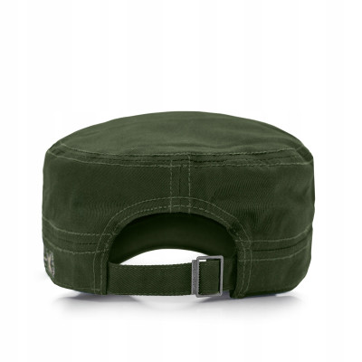 PATROLÓWKA Męska Czapka z Daszkiem Bawełniana ZIELONA KHAKI Pako Jeans - Pakojeans.pl