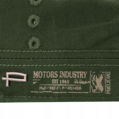 PATROLÓWKA Męska Czapka z Daszkiem Bawełniana ZIELONA KHAKI Pako Jeans - Pakojeans.pl