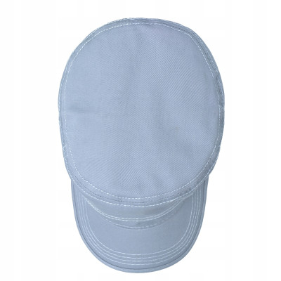 PATROLÓWKA Męska Czapka z Daszkiem Bawełniana BŁĘKITNA Pako Jeans - Pakojeans.pl