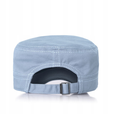 PATROLÓWKA Męska Czapka z Daszkiem Bawełniana BŁĘKITNA Pako Jeans - Pakojeans.pl