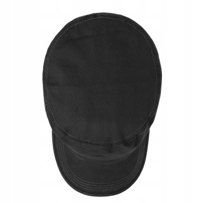 PATROLÓWKA Męska Czapka z Daszkiem Bawełniana CZARNA Pako Jeans - Pakojeans.pl