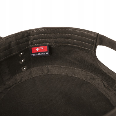 PATROLÓWKA Męska Czapka z Daszkiem Bawełniana CIEMNOBRĄZOWA Pako Jeans