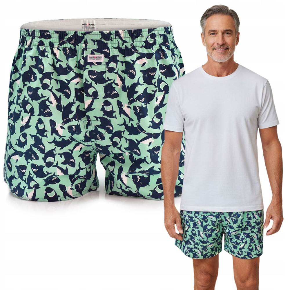 Bokserki Luźne Męskie Wygodne z Rozcięciem Prezent dla Niego Pako Jeans - Pakojeans.pl