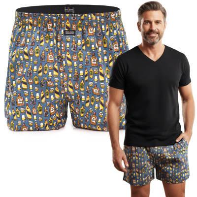 Bokserki Luźne Męskie Wygodne z Rozcięciem Prezent dla Niego Pako Jeans - Pakojeans.pl