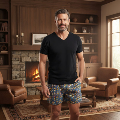 Bokserki Luźne Męskie Wygodne z Rozcięciem Prezent dla Niego Pako Jeans - Pakojeans.pl