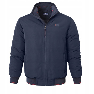 KURTKA BOMBERKA Męska Zimowa bez Kaptura Ciepła DIUM GRANATOWA Pako Jeans - Pakojeans.pl