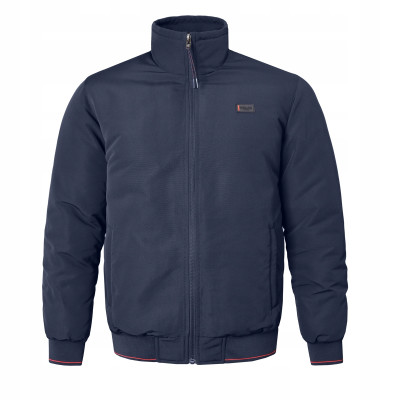 KURTKA BOMBERKA Męska Zimowa bez Kaptura Ciepła DIUM GRANATOWA Pako Jeans - Pakojeans.pl