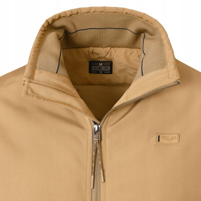 KURTKA BOMBERKA Męska Zimowa bez Kaptura Ciepła DIUM BEŻOWA Pako Jeans - Pakojeans.pl