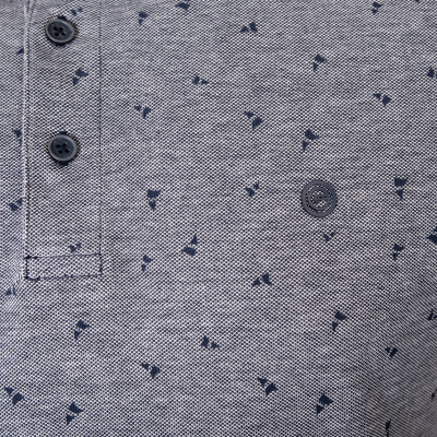 POLO Koszulka Męska GRANATOWA Bawełniana GAEL Elegancka Pako Jeans - Pakojeans.pl