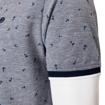 POLO Koszulka Męska GRANATOWA Bawełniana GAEL Elegancka Pako Jeans - Pakojeans.pl