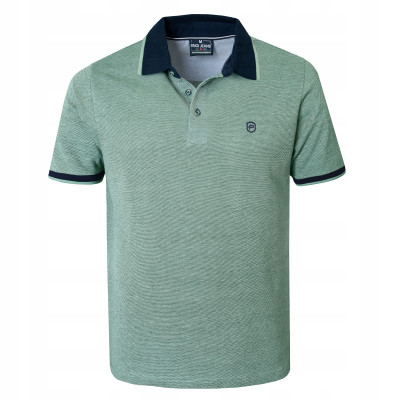 POLO Koszulka Męska MIĘTOWA Bawełniana TERLA Elegancka Pako Jeans - Pakojeans.pl