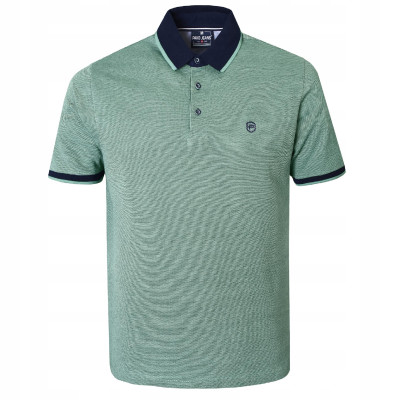 POLO Koszulka Męska MIĘTOWA Bawełniana TERLA Elegancka Pako Jeans - Pakojeans.pl