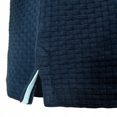 POLO Koszulka Męska GRANATOWA Bawełniana MERCANT Elegancka Pako Jeans - Pakojeans.pl