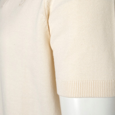 POLO Dzianinowe Koszulka Męska ECRU Bawełniana RIOS Pako Jeans - Pakojeans.pl