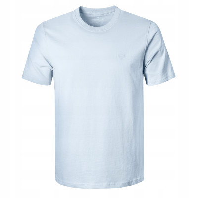 T-SHIRT Męski Klasyczna Koszulka Basic Bawełna TOP BŁĘKITNY Pako Jeans - Pakojeans.pl