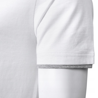 T-SHIRT Męski Klasyczna Koszulka Bawełniana FINLEY BIAŁY Pako Jeans - Pakojeans.pl