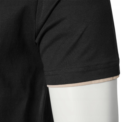 T-SHIRT Męski Klasyczna Koszulka Bawełniana FINLEY CZARNY Pako Jeans - Pakojeans.pl