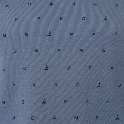 T-SHIRT Męski Koszulka SZARONIEBIESKA Gruba Bawełna ALI Pako Jeans - Pakojeans.pl