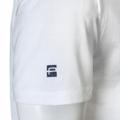 T-SHIRT Męski Koszulka BIAŁA Gruba Bawełna TROTON Pako Jeans - Pakojeans.pl