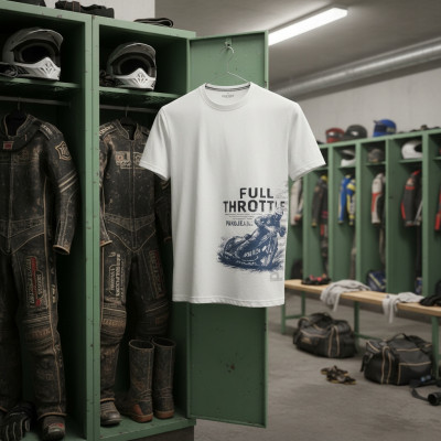 T-SHIRT Męski Koszulka BIAŁA Gruba Bawełna TROTON Pako Jeans - Pakojeans.pl