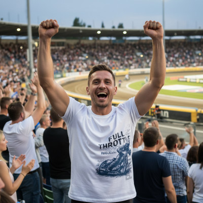 T-SHIRT Męski Koszulka BIAŁA Gruba Bawełna TROTON Pako Jeans - Pakojeans.pl
