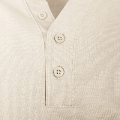 T-SHIRT Męski Koszulka w Serek JASNOBEŻOWY Bawełna TOTAIL Pako Jeans - Pakojeans.pl