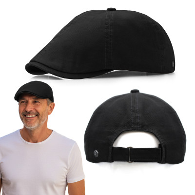 Kaszkiet męski bawełniany Peaky Blinders czarny