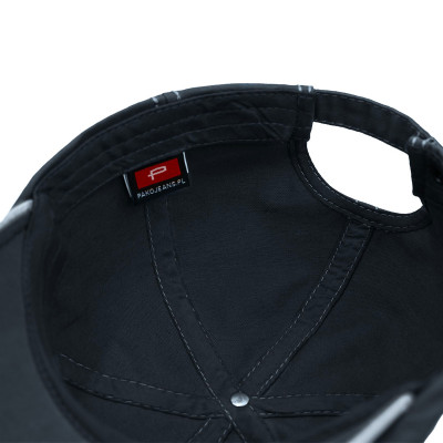 KASZKIET Męski Bawełniany Czapka Peaky Blinders GRANATOWY 10010-3 z Przeszyciami - Pakojeans.pl