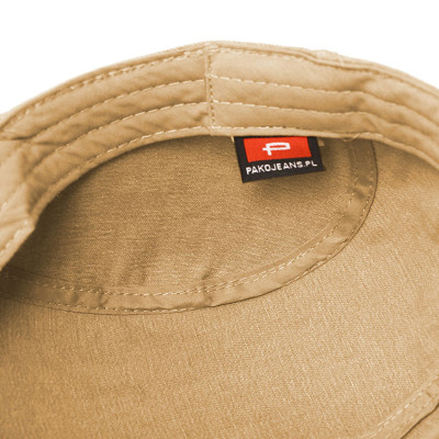 KASZKIET męski JEANSOWY bawełniany na lato BEŻOWY vintage - Pakojeans.pl